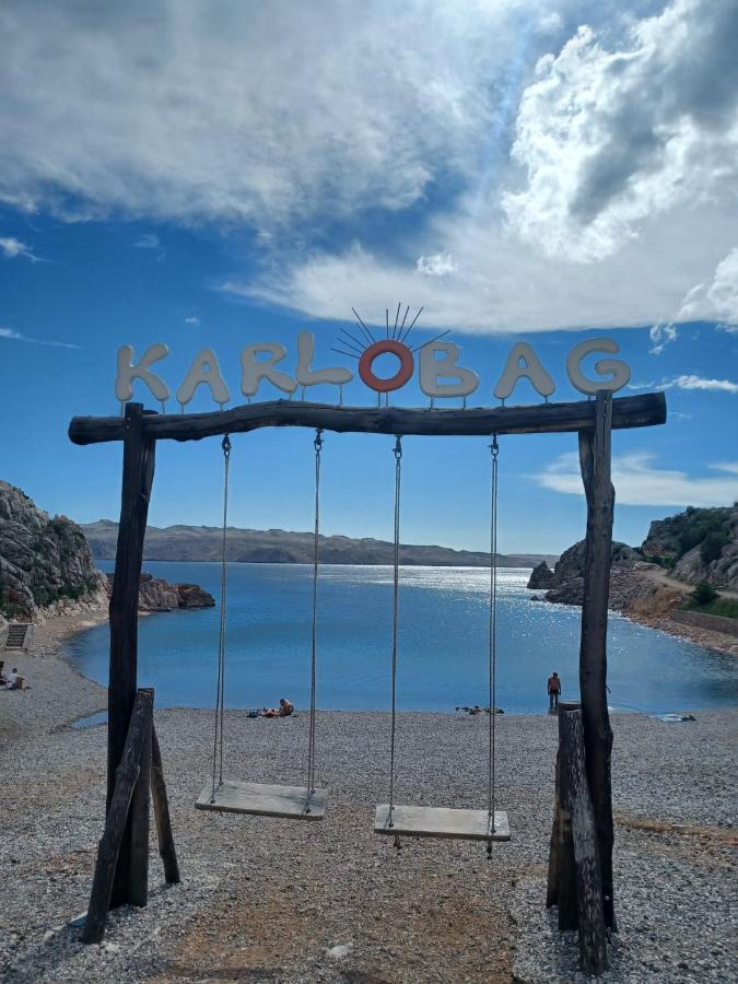 Apartmani Luky Karlobag Exteriér fotografie